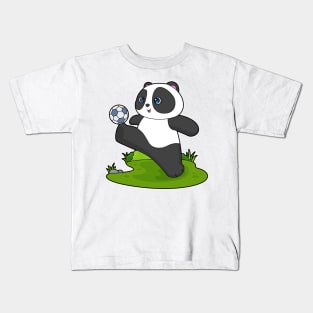 Panda Soccer player Soccer Kids T-Shirt